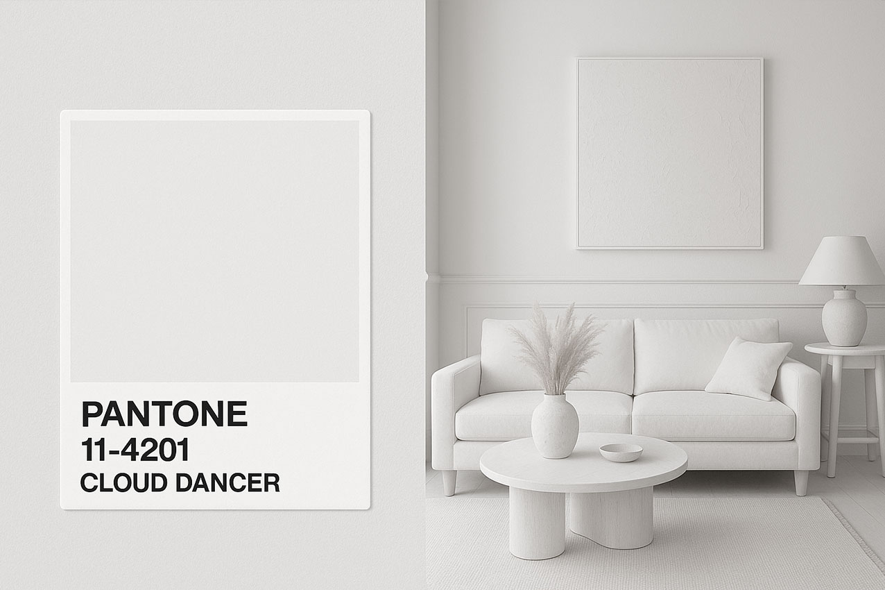 Pantone 11-4201 - Cloud Dancer