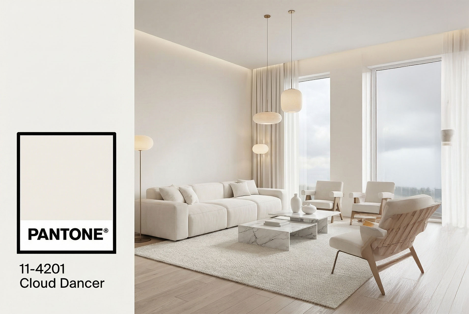 Pantone 11-4201 - Cloud Dancer 2026