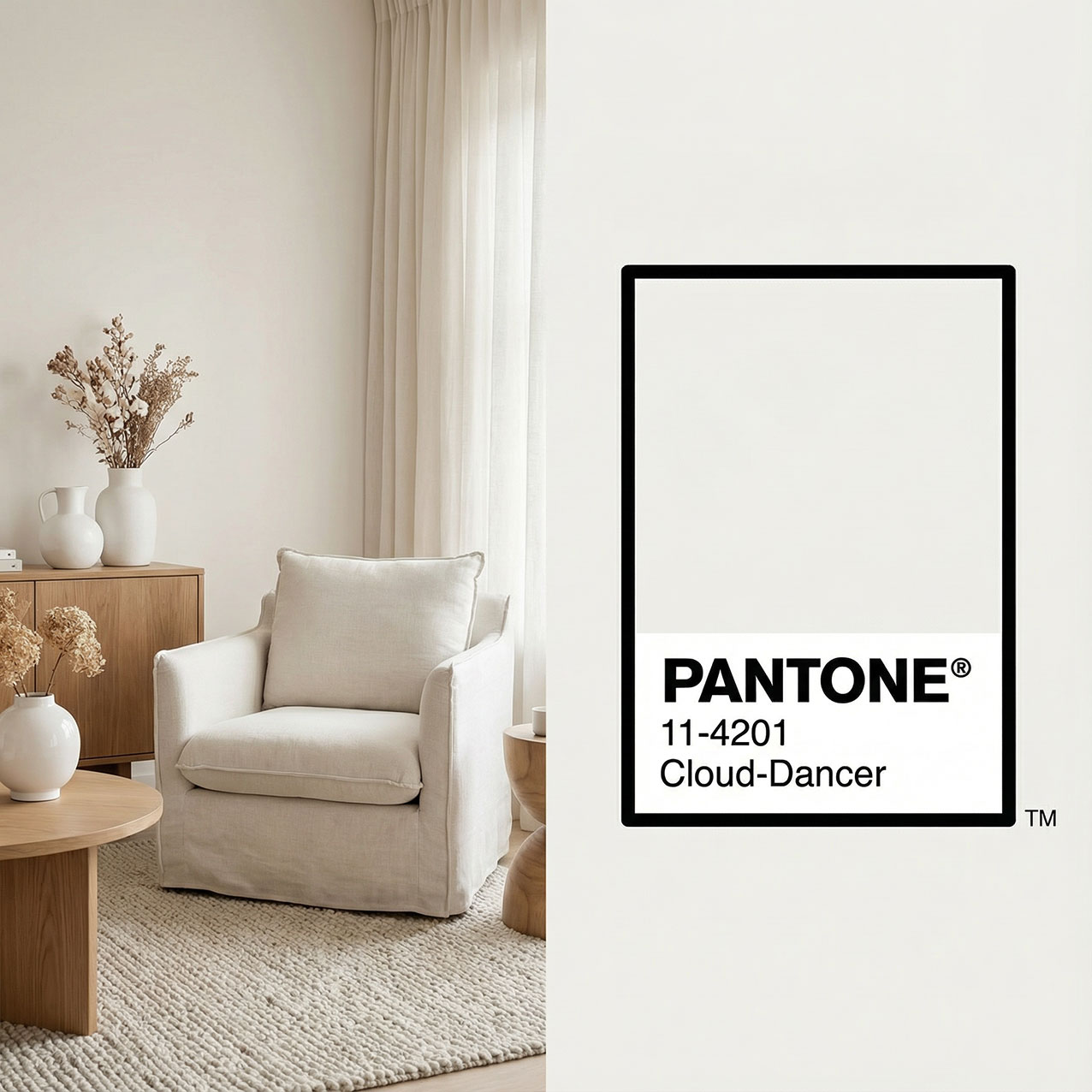 Pantone 11-4201 - Cloud Dancer of the year 2026